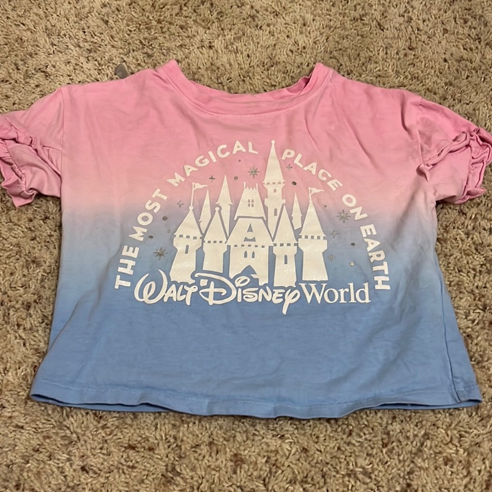Pink and blue Disney tshirt never worn